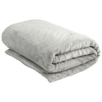 PLÄD 130/170 cm  - ljusgrå, Basics, textil (130/170cm)