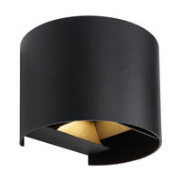 ZUNANJA LED-SVETILKA  VERONIKA  13,7/10 cm           - črna/prozorno, Design, kovina/steklo (13,7/10cm)