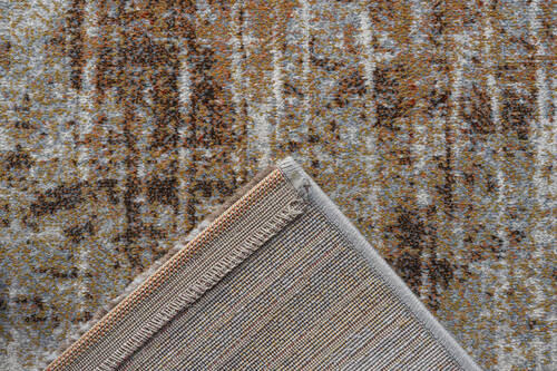 WEBTEPPICH 80/150 cm Argentum Braun, Grau, Terracotta  - Terracotta/Braun, KONVENTIONELL, Kunststoff/Textil (80/150cm) - Novel