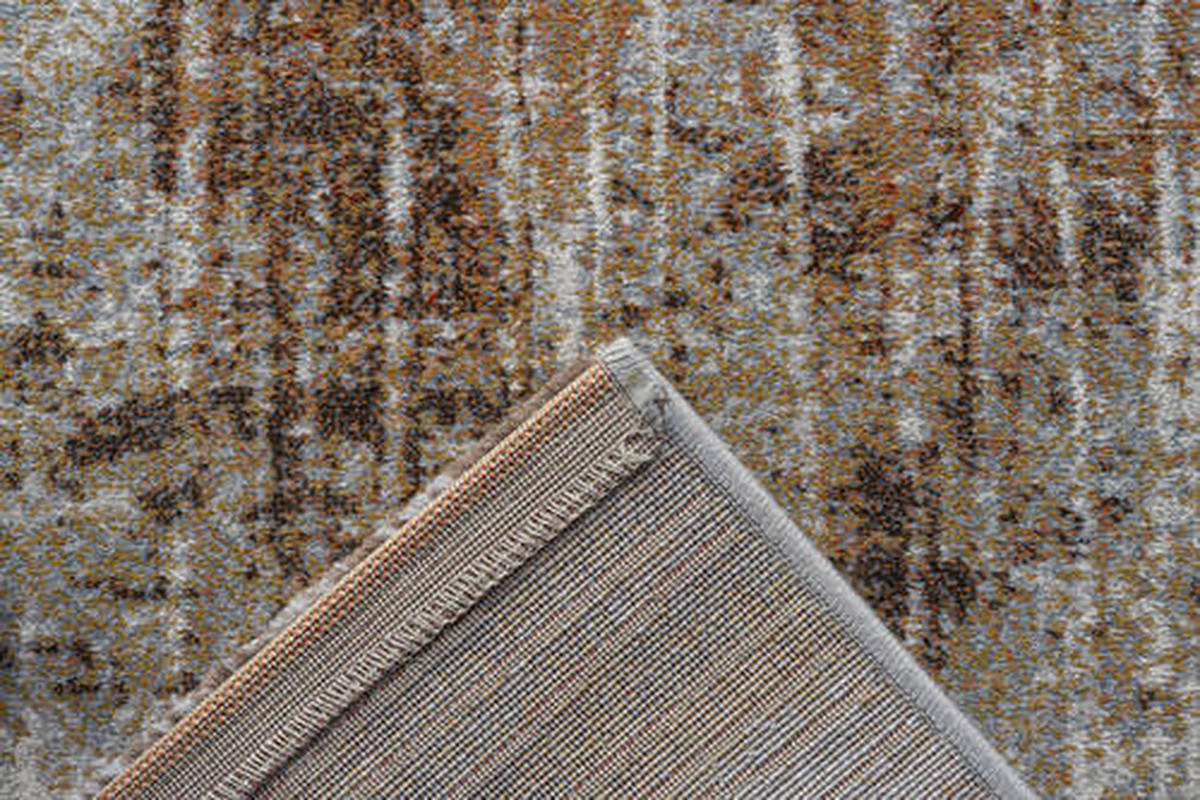 WEBTEPPICH 120/170 cm Argentum Braun, Grau, Terracotta  - Terracotta/Braun, KONVENTIONELL, Kunststoff/Textil (120/170cm)