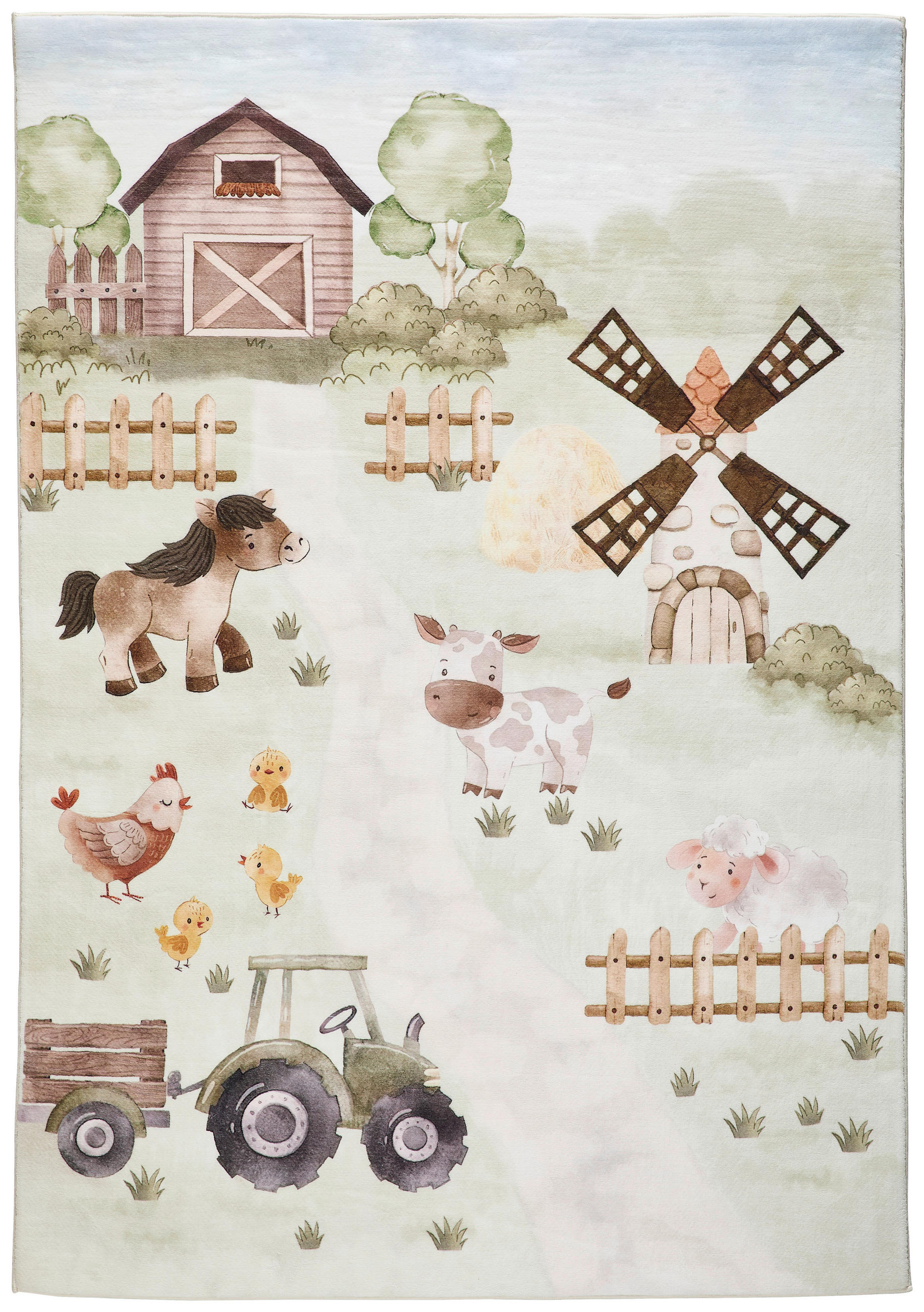 KINDERTEPPICH 120/170 cm  - Multicolor, Design, Textil (120/170cm) - Ben'n'jen