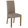 STUHL  in Lederlook Textil  - Graubraun/Buchefarben, KONVENTIONELL, Holz/Textil (47/102/57cm) - Carryhome