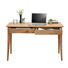 SCHREIBTISCH Wildeiche massiv Eichefarben - Eichefarben, KONVENTIONELL, Holz (120/76/65cm) - Linea Natura
