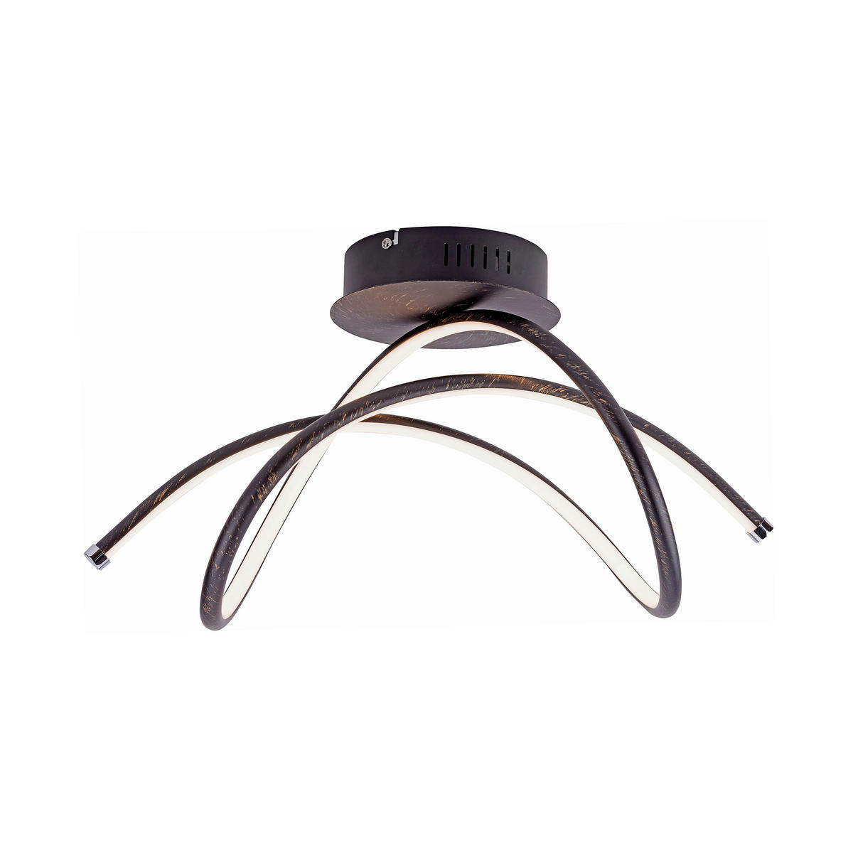 LED SVJETILJKA STROPNA  - boje hrđe, Design, metal/plastika (51/23/28cm)