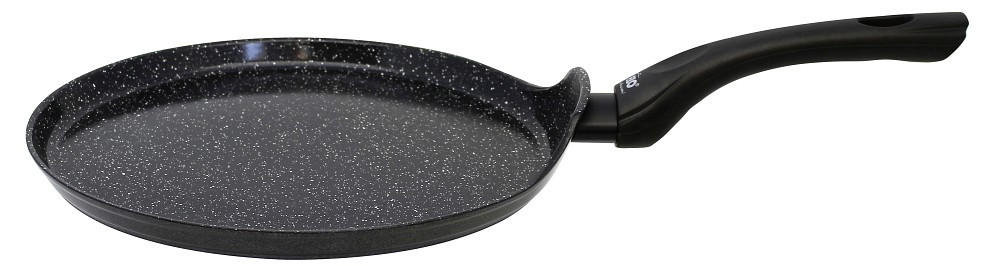 CREPESPFANNE 26 cm Keramikbeschichtung  - Schwarz, Basics, Metall (26cm) - ELO