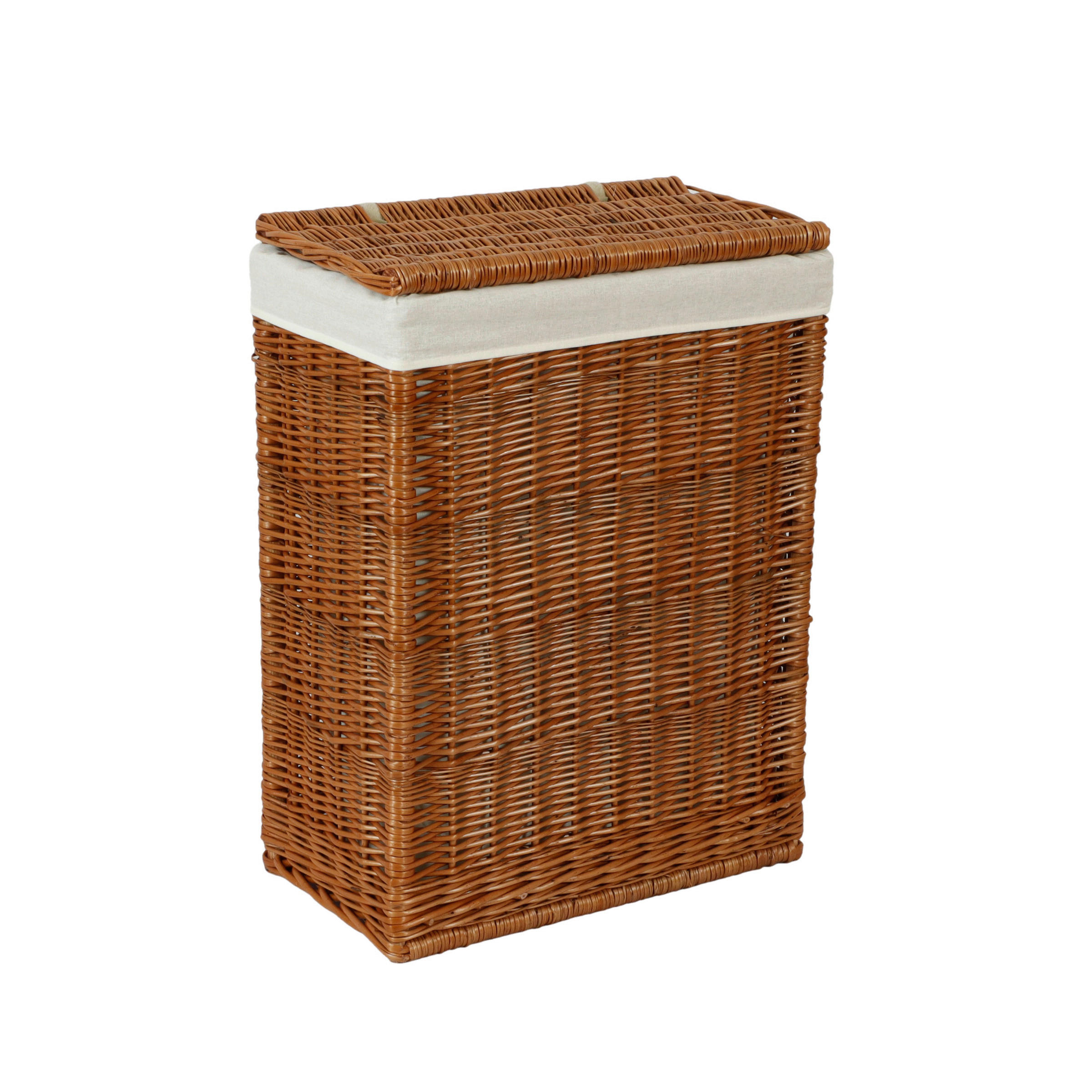 WÄSCHESAMMLER - Braun, Basics, Holz (46/23/60cm)
