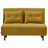 SCHLAFSOFA in Textil Gelb  - Birkefarben/Gelb, Design, Holz/Textil (122/81/88cm) - Livetastic