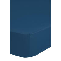 SPANNLEINTUCH 160-180/200 cm Jersey  - Dunkelblau, Basics, Textil (160-180/200cm) - MID.YOU