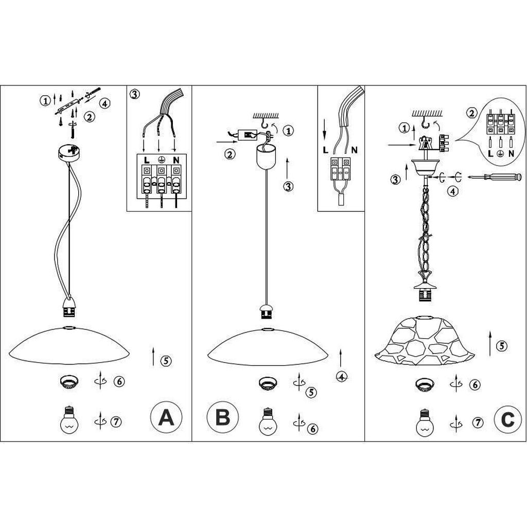 Thumbnail - Pendelleuchte Voss, Weiß, Metall, 20x110x20 cm, RoHS, Europäischer Sicherheitsstandard, einfach zu transportieren, Lampe...