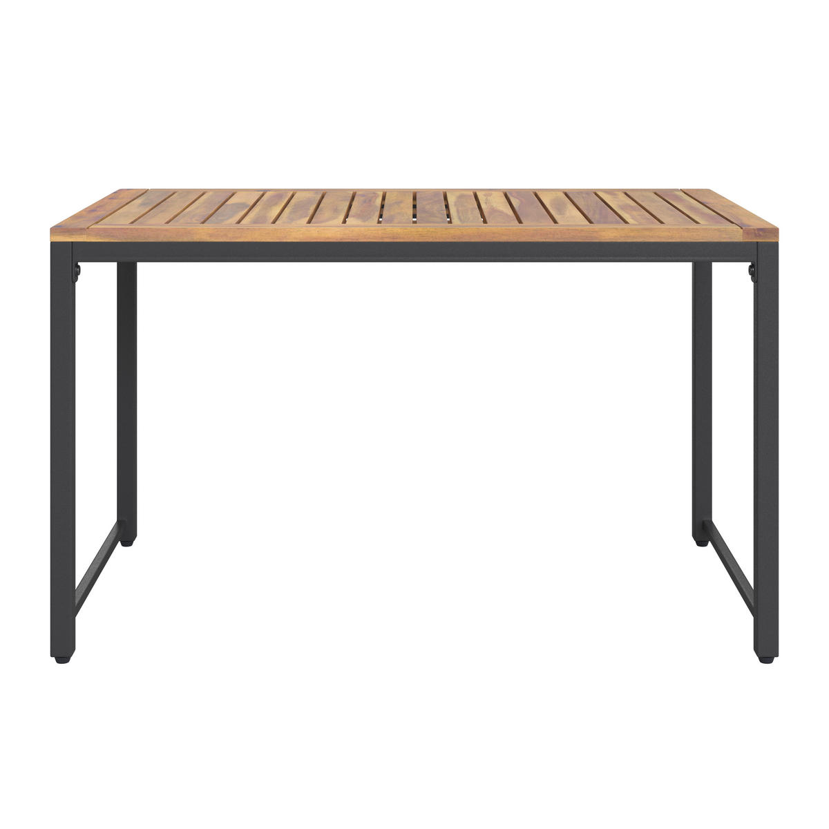 LOUNGETISCH Holz, Metall  - Schwarz/Naturfarben, MODERN, Holz/Metall (100/42/60cm) - Ambia Garden