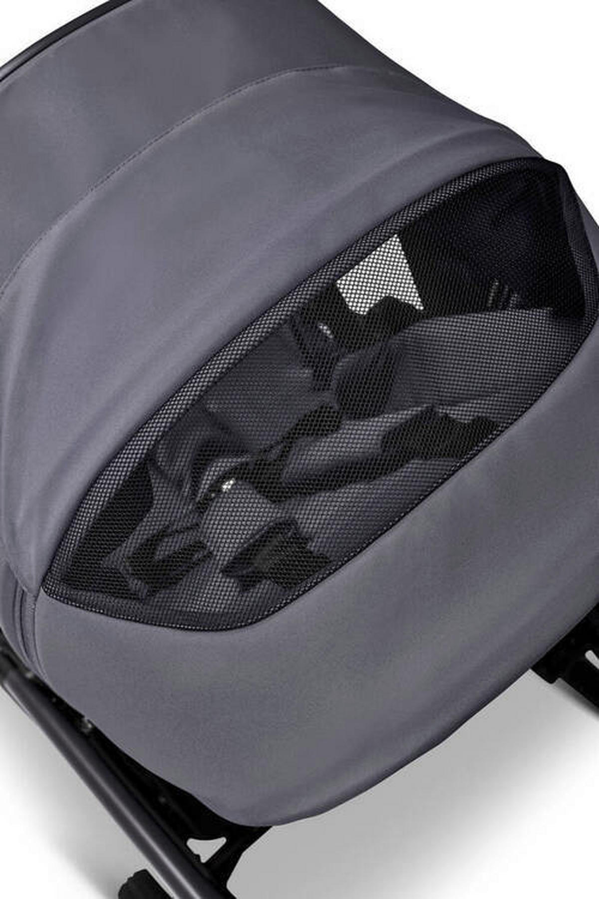 KOMBIKINDERWAGEN Gio Fold ETPU  - Hellgrau/Grau, Basics, Textil/Metall (120/58/92cm) - Moon Edition