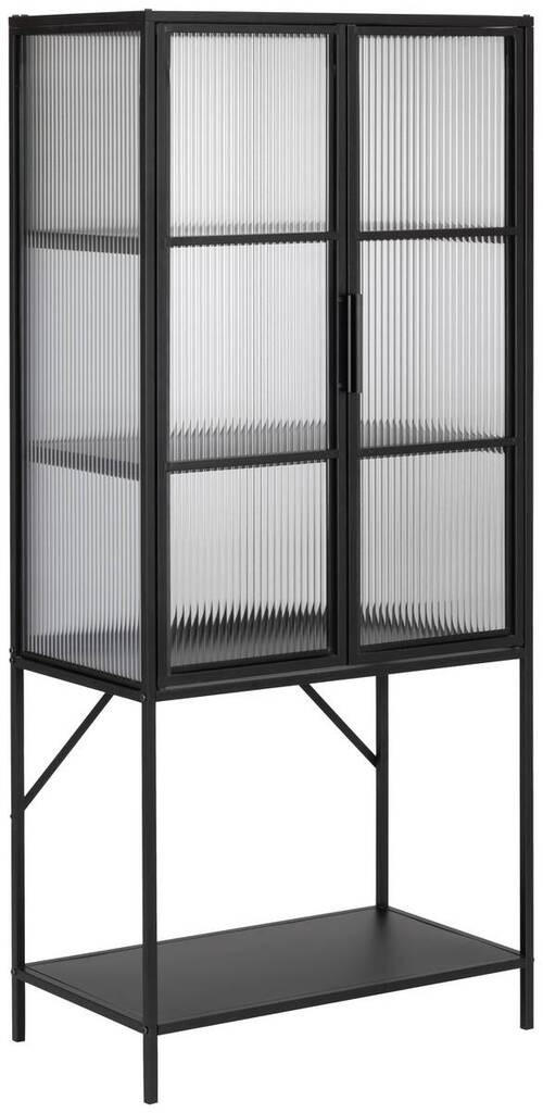 MID.YOU VITRÍNA, černá, 70/159/40 cm