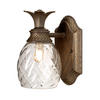 BADEZIMMER-WANDLEUCHTE 22/12,4/16.5 cm   - Bronzefarben, LIFESTYLE, Glas/Metall (22/12,4/16.5cm) - Elstead Lighting