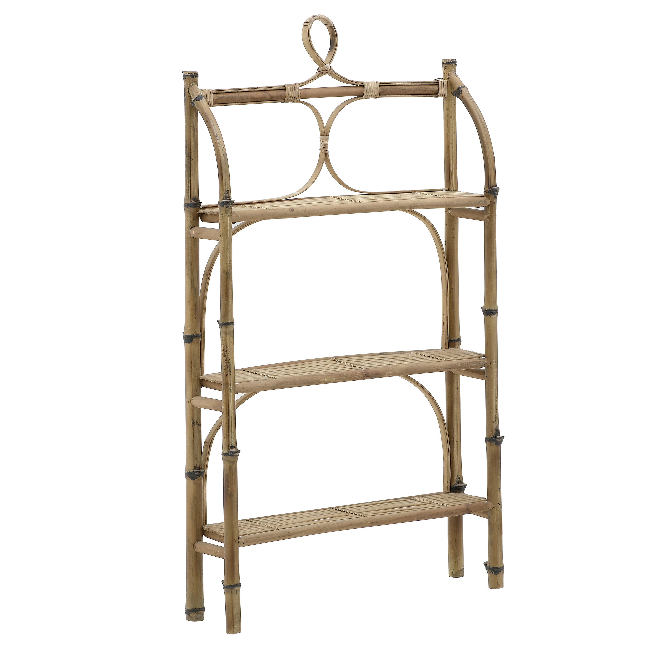 WANDREGAL Bambus, Birke massiv Beige - Beige, Trend, Holz (62/15/107cm) - Livetastic