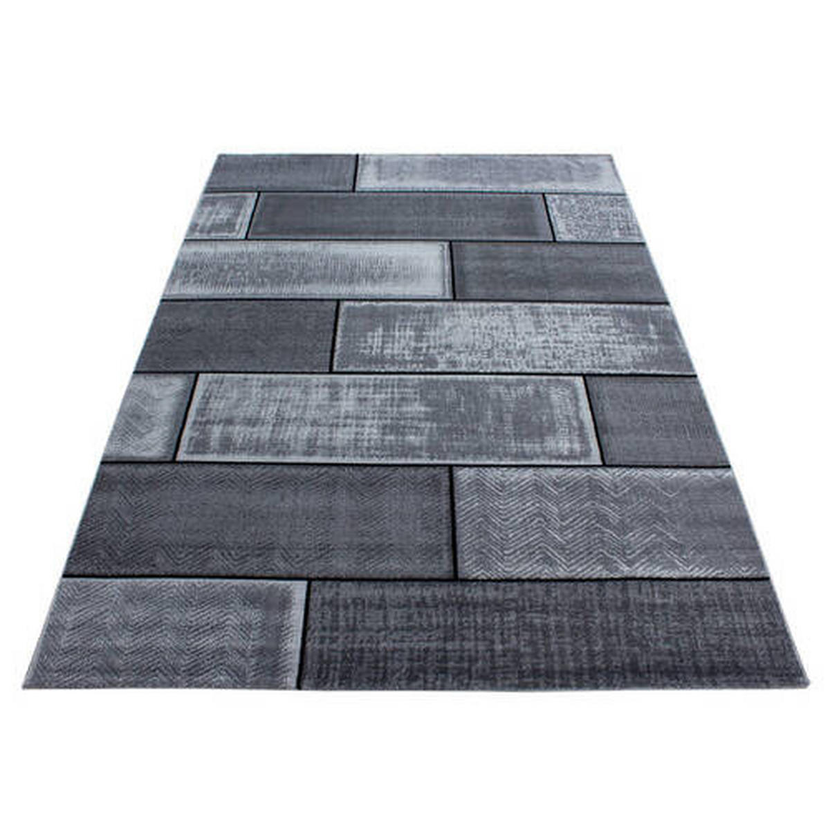 WEBTEPPICH 240/340 cm Plus Schwarz  - Schwarz, Basics, Textil (240/340cm) - Novel