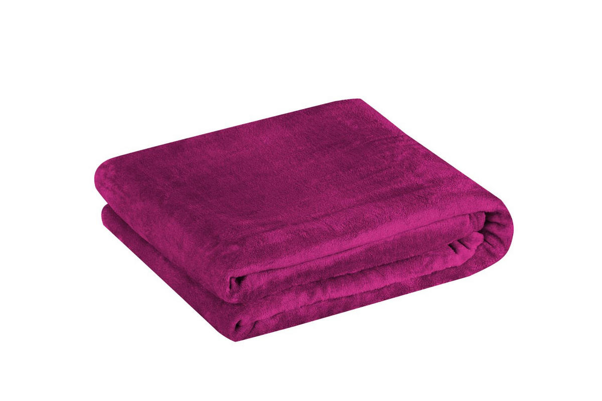 ODEJA 140/190 cm svetlo rdeča  - svetlo rdeča, Basics, tekstil (140/190cm) - Novel
