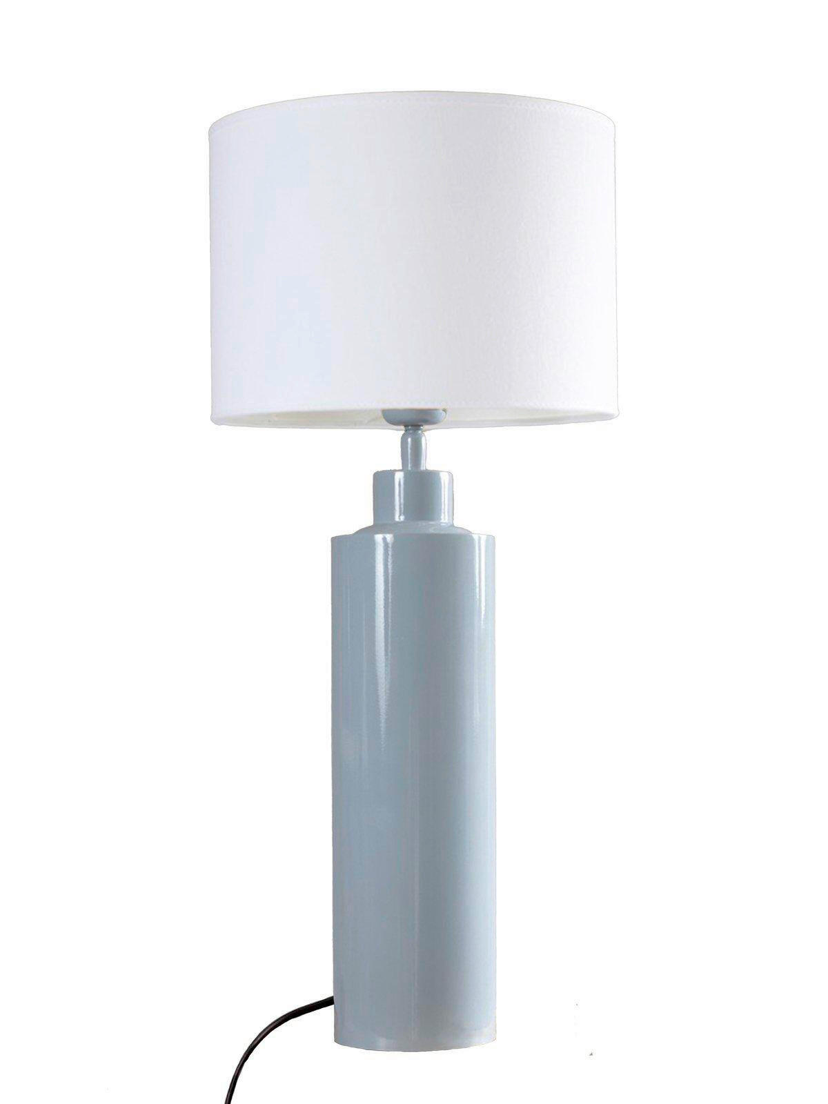 TISCHLEUCHTE PR Home CARTER   - Graublau/Blaugrau, KONVENTIONELL, Metall (65cm)