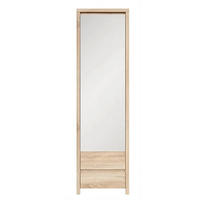 GARDEROBENSCHRANK  in 56/201/41 cm  - Sonoma Eiche, Design, Glas/Holzwerkstoff (56/201/41cm) - MID.YOU