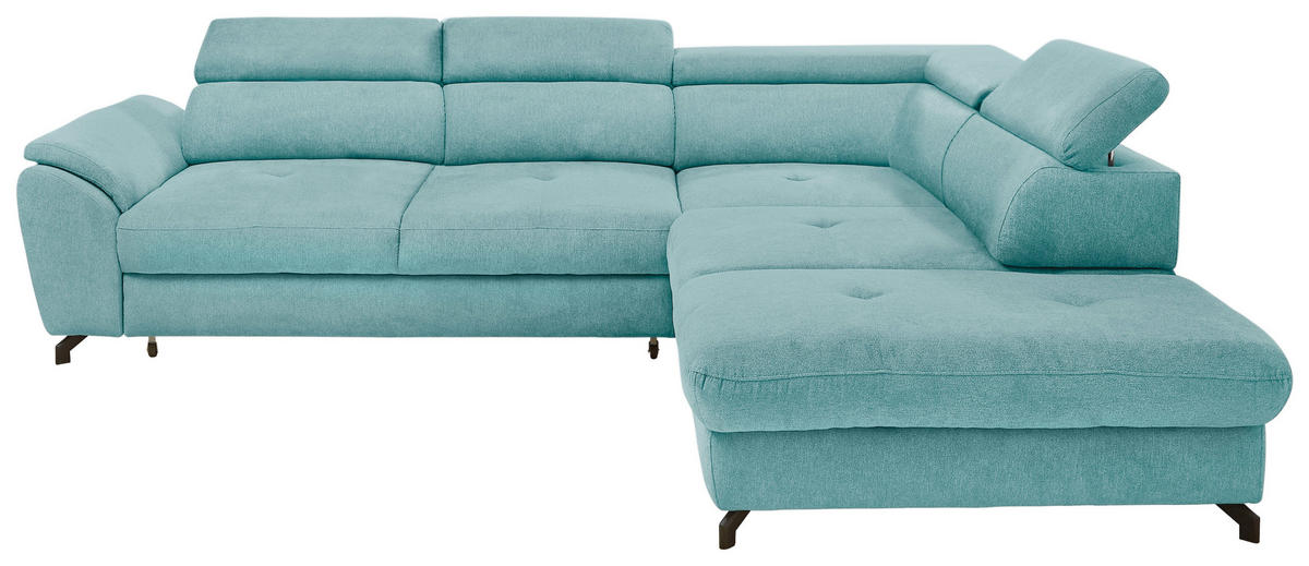 ECKSOFA inkl. Funktion Türkis Webstoff von STYLIFE