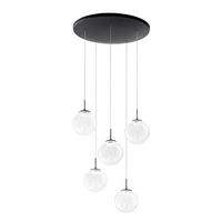 LED-HÄNGELEUCHTE 50/200 cm  - Transparent, Design, Glas/Metall (50/200cm)