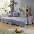 ECKSOFA in Webstoff Anthrazit  - Anthrazit/Schwarz, KONVENTIONELL, Holz/Textil (148/238cm) - Carryhome