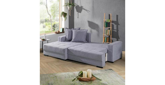 ECKSOFA in Webstoff Anthrazit  - Anthrazit/Schwarz, KONVENTIONELL, Holz/Textil (148/238cm) - Carryhome