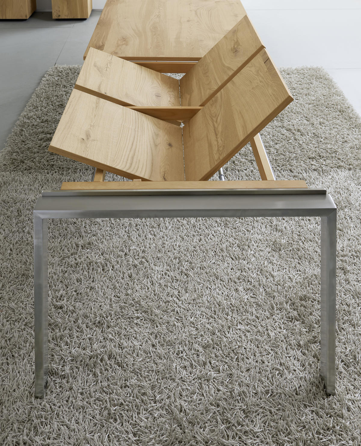 ESSTISCH in Holz, Metall, Holzwerkstoff 190/100/75 cm  - Edelstahlfarben/Eichefarben, Konventionell, Holz/Holzwerkstoff (190/100/75cm) - Venjakob