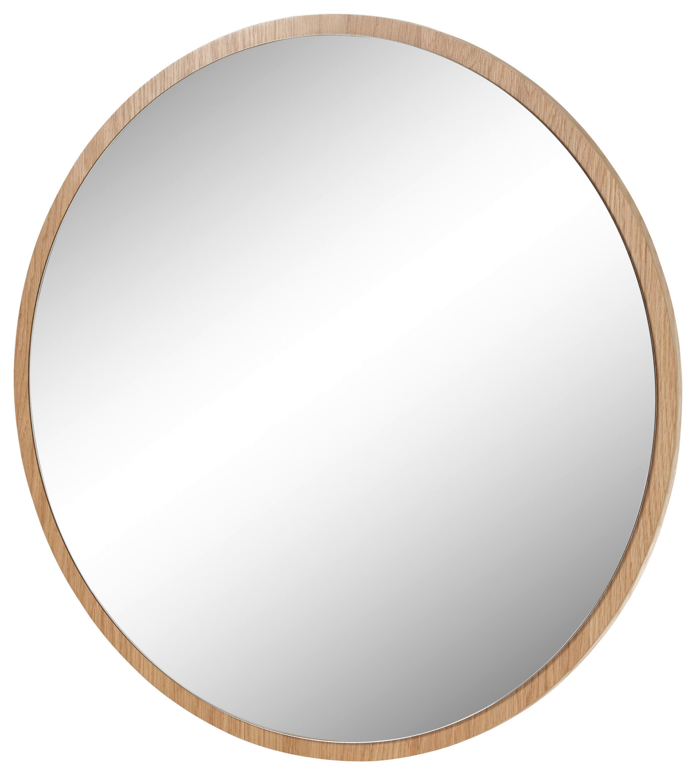 WANDSPIEGEL 75/75/2 cm - Eichefarben, Natur, Glas/Holz (75/75/2cm) - MID.YOU