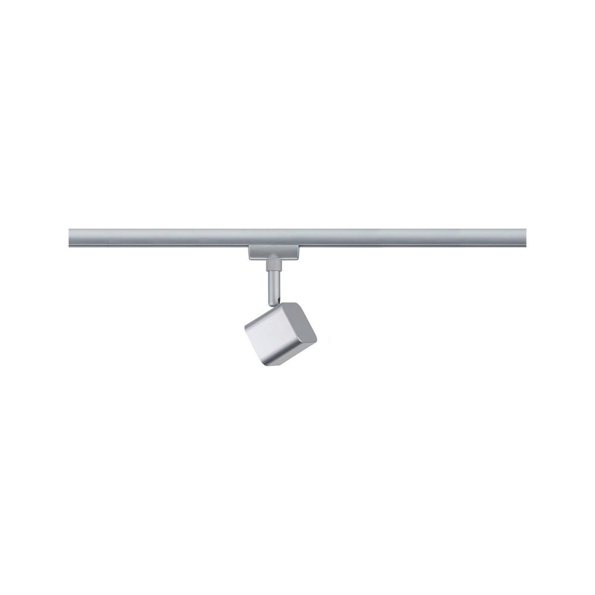 SCHIENENSYSTEM-STRAHLER Muri 5,0/5,0/14,0 cm   - Chromfarben, Design, Glas/Metall (5,0/5,0/14,0cm) - Paulmann