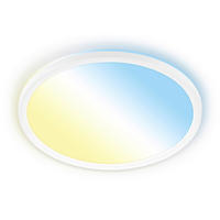 LED-PANEEL Tava A 29,3/2,8 cm   - Weiß, Basics, Kunststoff (29,3/2,8cm)