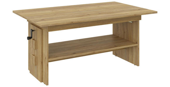 COUCHTISCH 110-140/65/51,5-61,5 cm rechteckig Eichefarben  - Eichefarben, KONVENTIONELL, Holzwerkstoff (110-140/65/51,5-61,5cm) - Xora