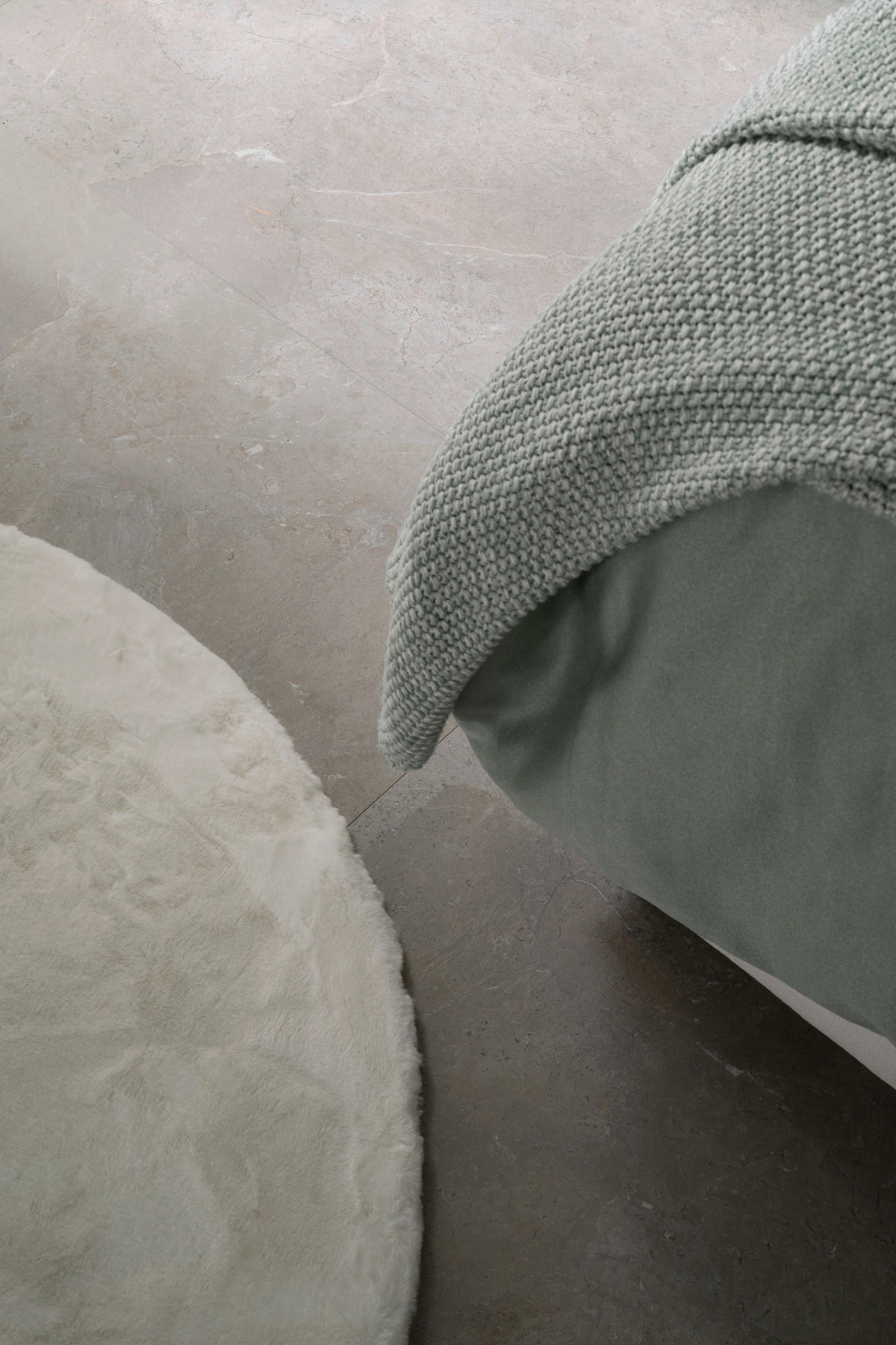 FELLTEPPICH 120 cm Tender 6281/52 D180 000 Weiß  - Weiß, Basics, Textil (120cm) - Schöner Wohnen