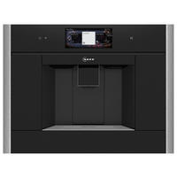 KAFFEEVOLLAUTOMAT  - Edelstahlfarben/Schwarz, MODERN, Glas/Metall (59,6/45,5/54,8cm) - Neff