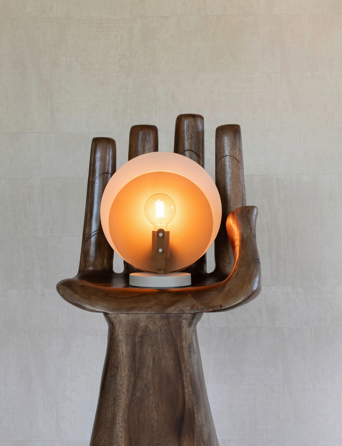 TISCHLEUCHTE It's about RoMi 15/32,5 cm   - Bordeaux, Design, Glas/Metall (15/32,5cm) - It's about Romi