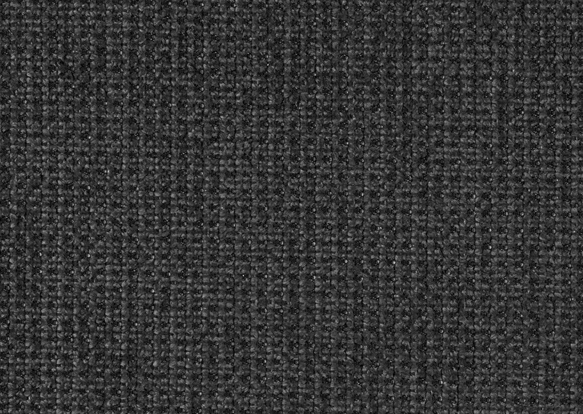 ECKSOFA Schwarz Webstoff  - Schwarz, KONVENTIONELL, Textil/Metall (196/304cm) - Hom`in