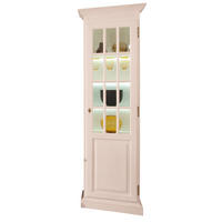 VITRINE in massiv Pinie Weiß  - Weiß, LIFESTYLE, Holz (65/220/48cm) - Livetastic