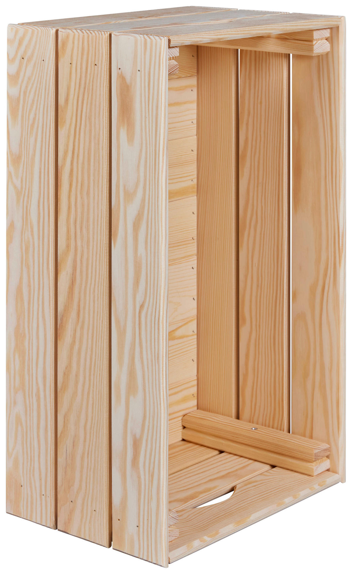 DEKOKISTE     - Naturfarben/Kieferfarben, Design, Holz (65/23/31cm) - Livetastic