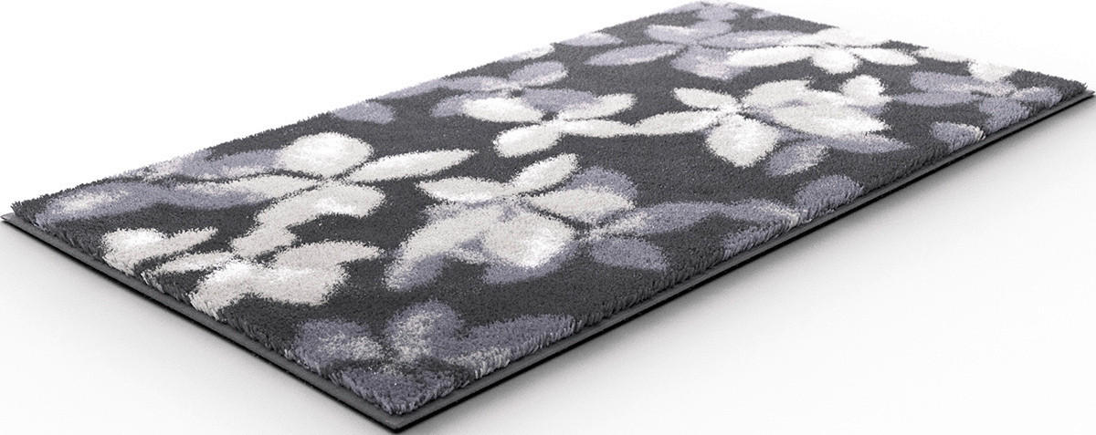 BADEMATTE Schwarz 70/120 cm  - Schwarz, Basics, Kunststoff/Textil (70/120cm) - Grund