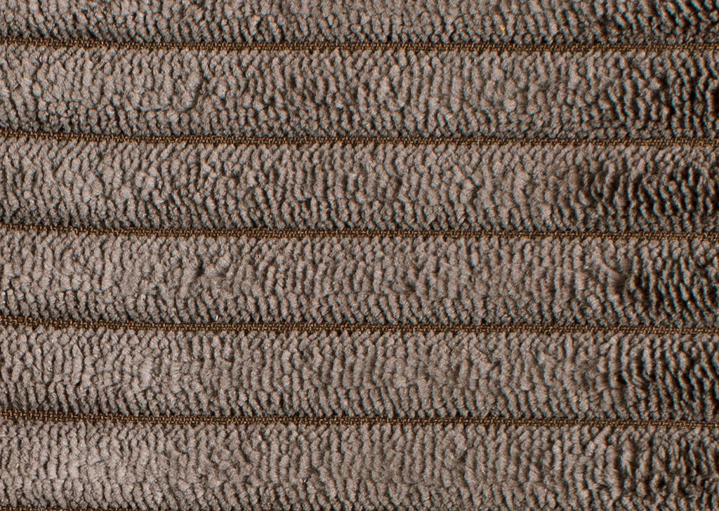 ECKSOFA in Cord Graubraun  242/313 cm  - Graubraun/Schwarz, Design, Textil/Metall (242/313cm) - Xora