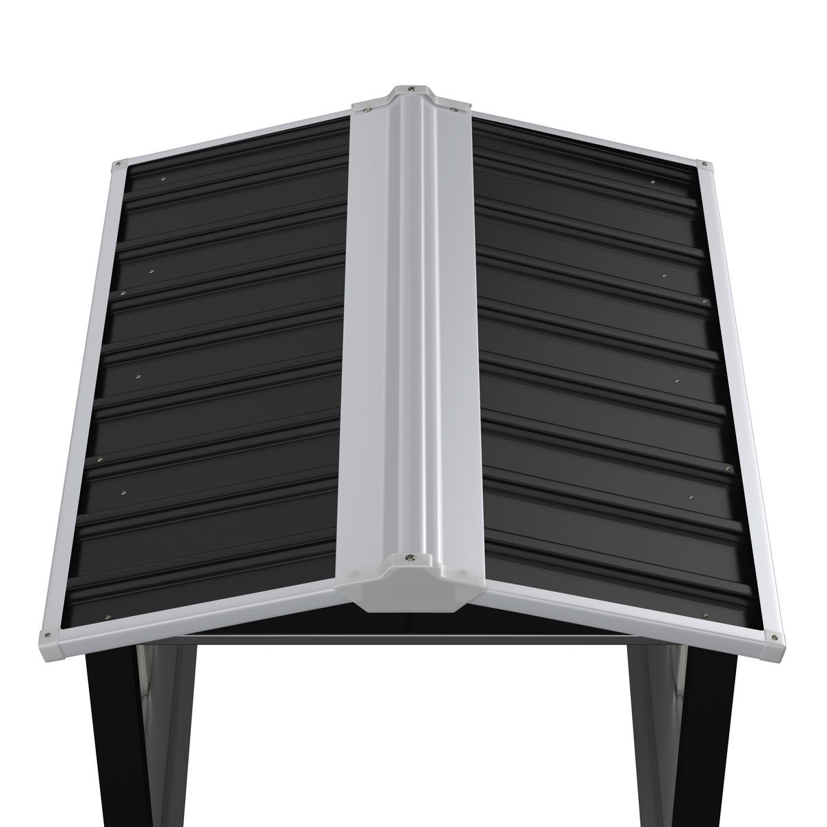 KLEINGARAGE 86/100/63,5 cm  - Anthrazit, MODERN, Metall (86/100/63,5cm) - Homezone