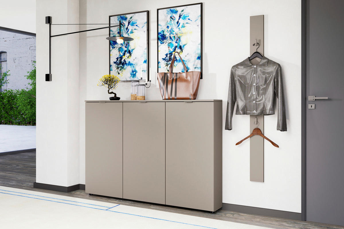 ORMAR ZA OBUĆU  taupe, bež, kašmir  drvni materijal     - kašmir/bež, Design, drvni materijal/metal (150/103/22cm) - Livetastic