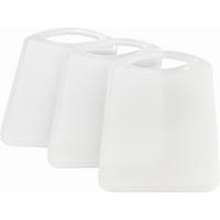 SADA DOSEK NA KRÁJANIE 3 ks 15/25/2 cm - biela, Basics, plast (15/25/2cm) - Homeware Profession.