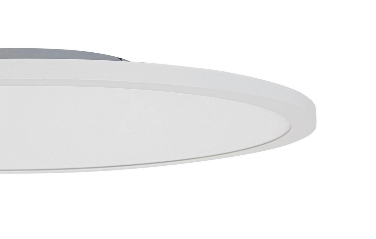 LED PANEL, 45/5 cm  - bílá, Basics, kov/plast (45/5cm) - Novel