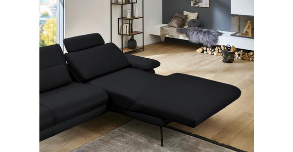 ECKSOFA Beldomo Premium in Echtleder Anthrazit  310/180 cm  - Anthrazit/Schwarz, Design, Leder/Metall (310/180cm) - Dieter Knoll