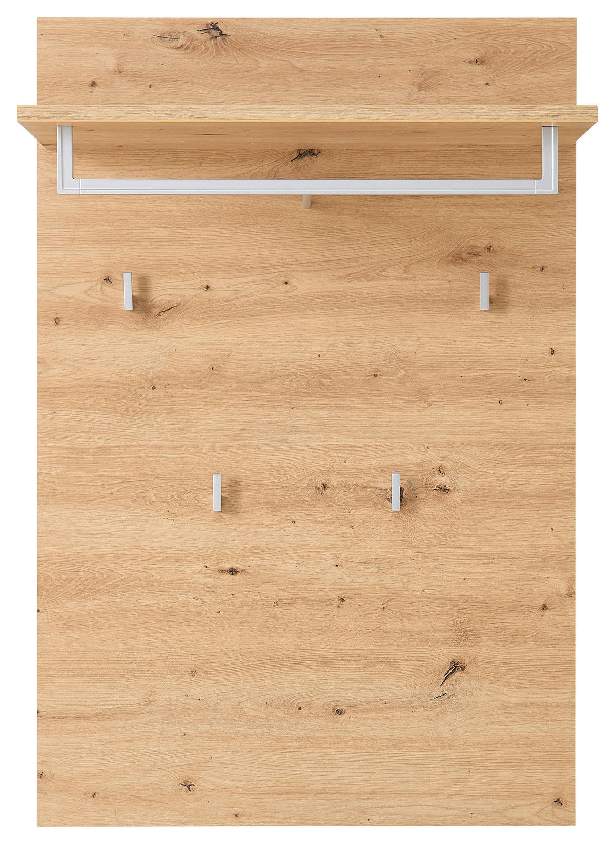 GARDEROBENPANEEL  in 78/117/30 cm  - Eiche Artisan, Design, Holzwerkstoff/Metall (78/117/30cm)
