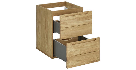 WASCHBECKENUNTERSCHRANK 42/54/42,2 cm  - Eichefarben, KONVENTIONELL, Holz/Holzwerkstoff (42/54/42,2cm) - Linea Natura