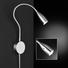 LED-WANDLEUCHTE - Nickelfarben, Design, Metall (8/57cm) LED-WANDLEUCHTE - Nickelfarben, Design, Metall (8/57cm)
