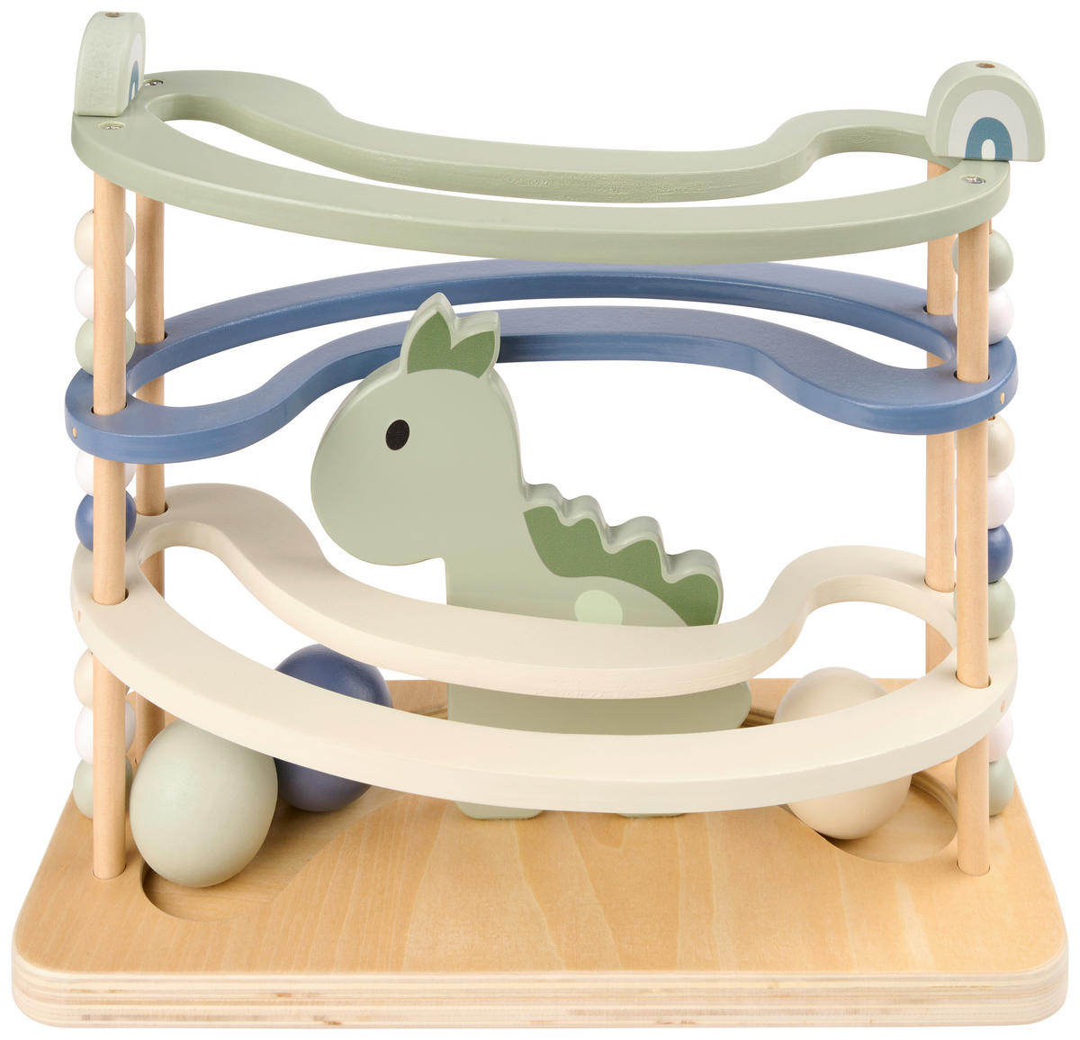 KUGELBAHN - Multicolor, Trend, Holz (31,2/26,3/13,5cm) - My Baby Lou