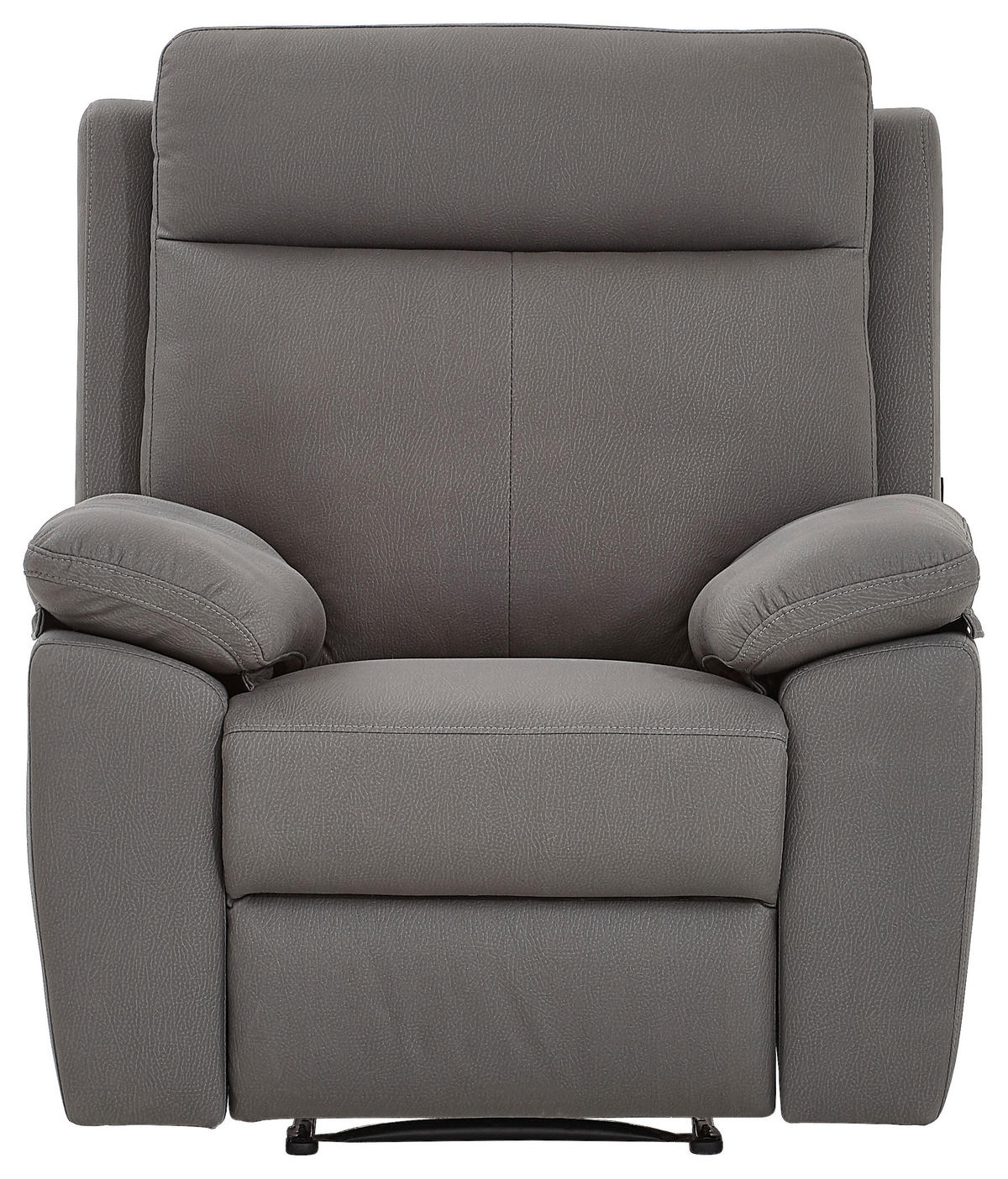 SESSEL in Mikrofaser Grau  - Schwarz/Grau, KONVENTIONELL, Holz/Textil (92/103/92cm) - Livetastic