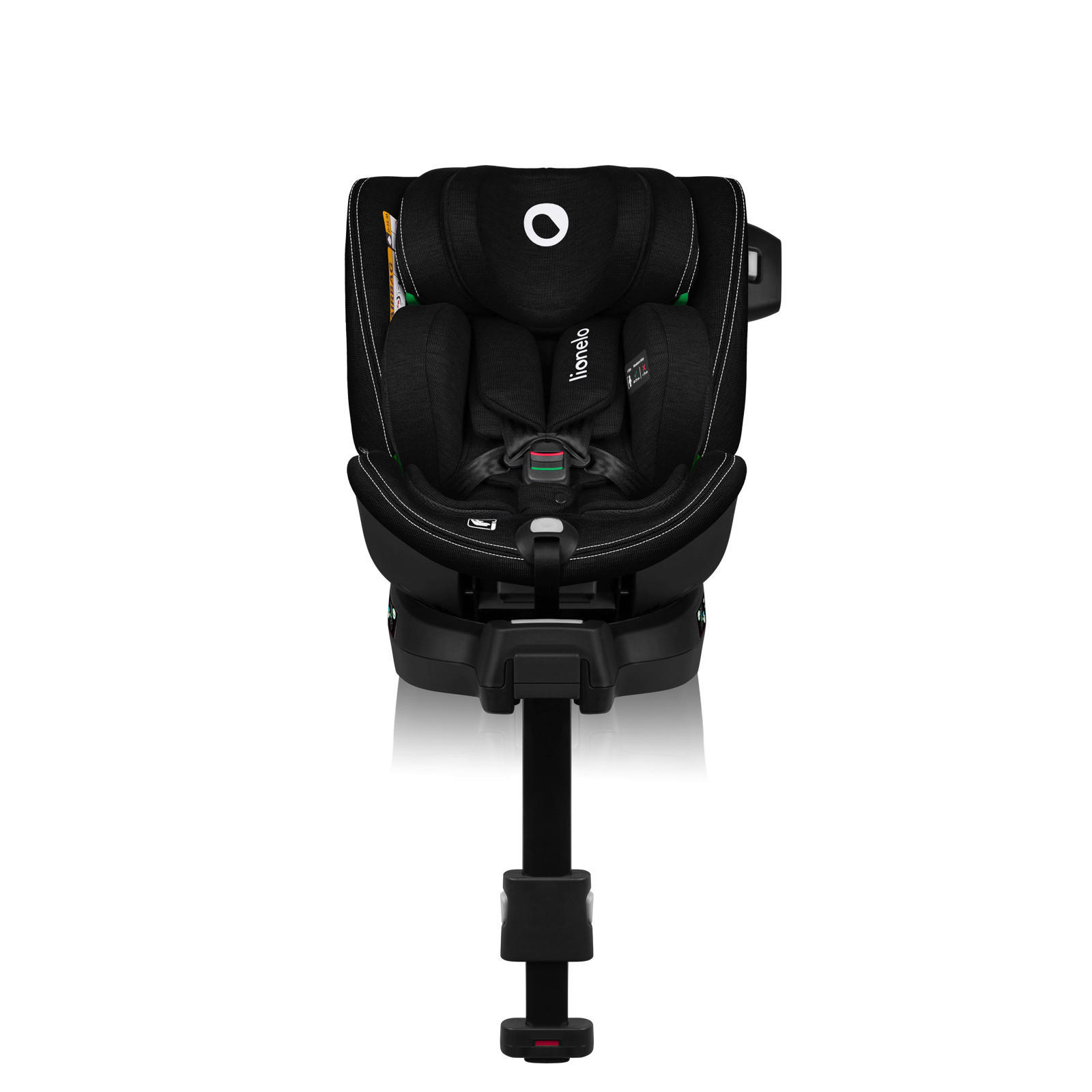 Thumbnail - Lionelo Kinderautositz Harmony i-Size, Schwarz, Holz, Kunststoff, Bambus, 45 cm, ECE R 129 i-Size, 5-Punkt-Gurtsystem, B...
